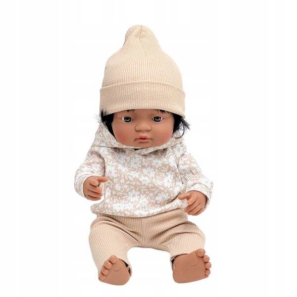 Leggins beige per bambole Miniland 38 cm e Paola Reina, abbigliamento doll