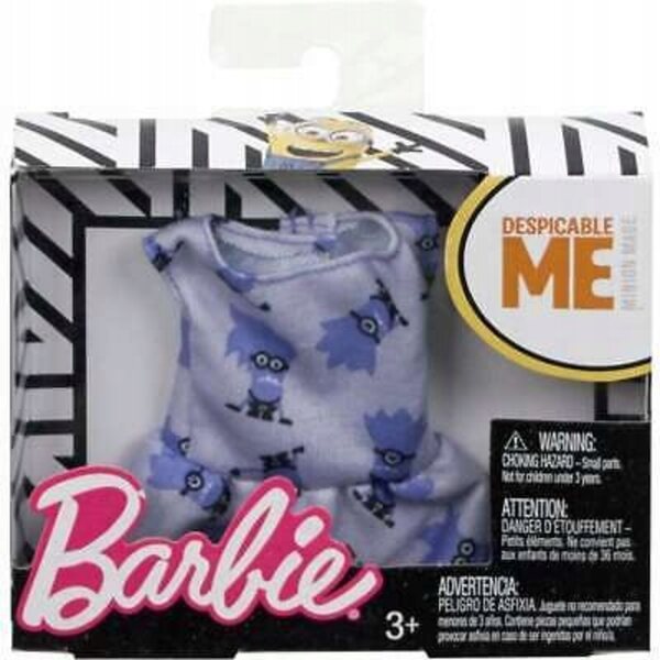 Oberteil für Barbie Minionki-Puppe Mattel Originalkleidung für Spiele