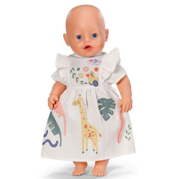 Abito safari con giraffa per una bambola BABY nata da 43 cm - leggera e comoda