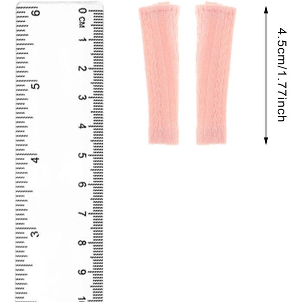 Calzini in miniatura rosa per bambole 1/12, accessori femminili in tessuto morbido