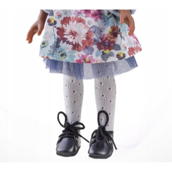 Weißblau für Paola Reina 32 cm Puppe – elegante durchbrochene Strümpfe