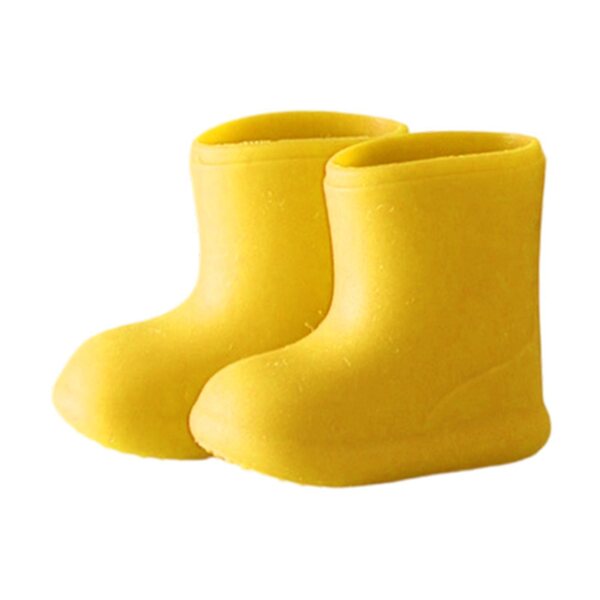 Gelbe Silikonschuhe für 1/12 BJD-Puppen, widerstandsfähig und stilvoll