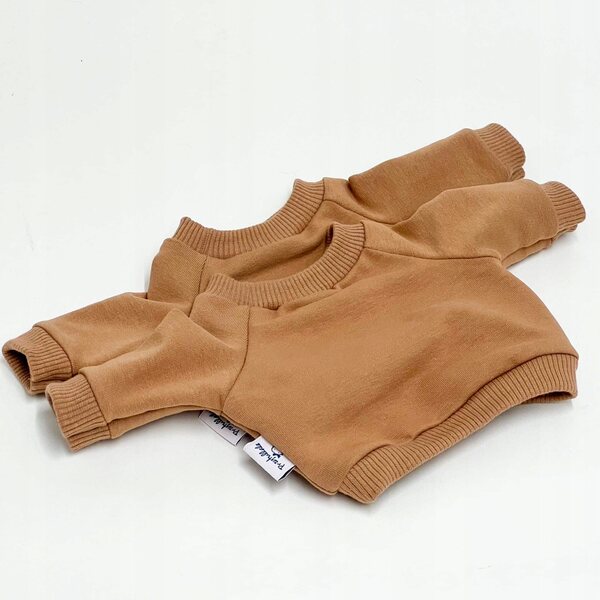 Completo dres per bambole Miniland 32 cm bluza e leggins camoscio