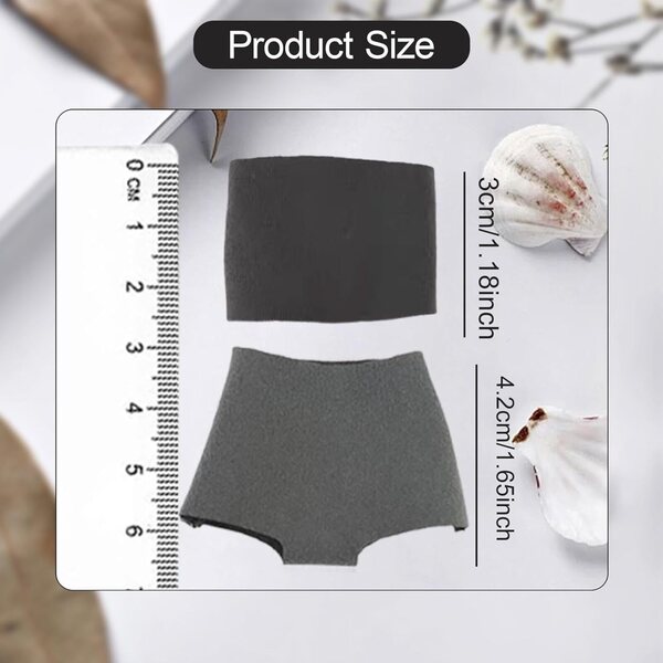 Abbigliamento Femminile 1/6 Elegante Top Fascia e Pantaloncini Grigio per Bambole