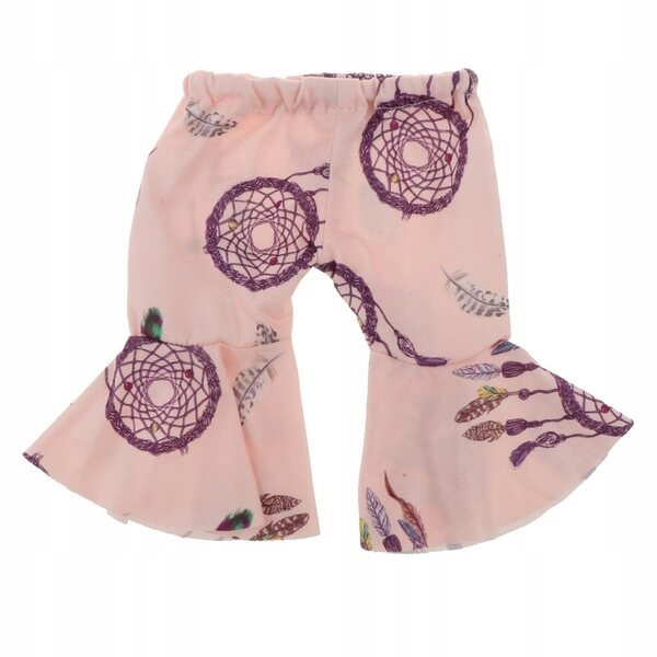Set Abito Off-Shoulder e Pantaloni a Zampa per Bambole da 43-45 cm