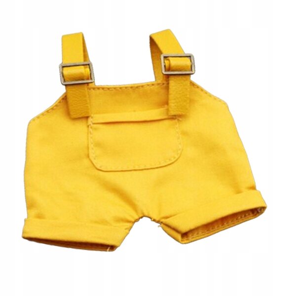 Gelber Spodnie für 17 cm Puppen | Weiche und hochwertige Accessoires
