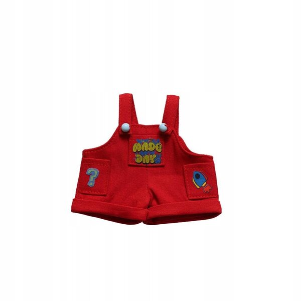 Mini vestiti per bambole in tessuto rosso facile da pulire, accessori decorativi