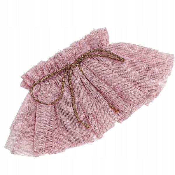Ballerina-Set für Miniland 38 cm und Paola Reina 34 cm Puppen – Graphit-Tutu-Rock