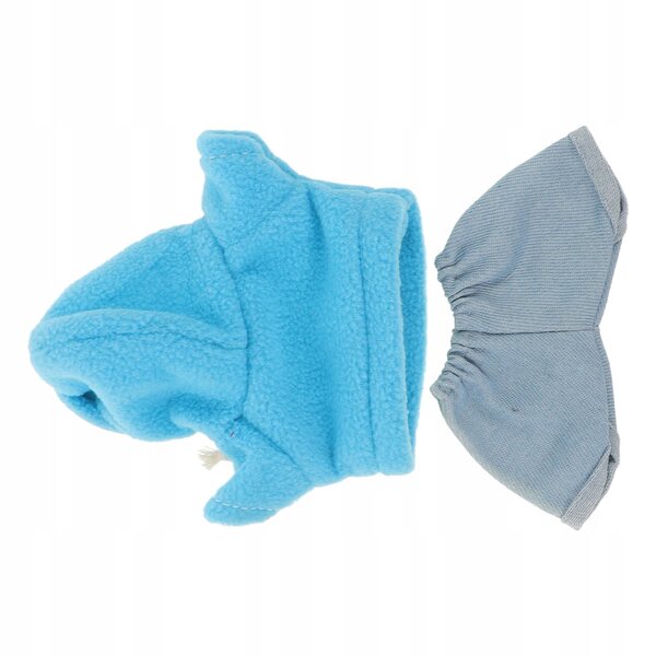 Set di Abbigliamento Morbido e Blu per Bambole e Orsetti di Peluche