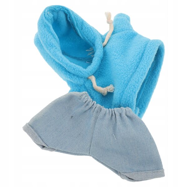 Set di Abbigliamento Morbido e Blu per Bambole e Orsetti di Peluche