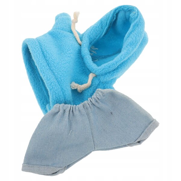Set di Abbigliamento Morbido e Blu per Bambole e Orsetti di Peluche