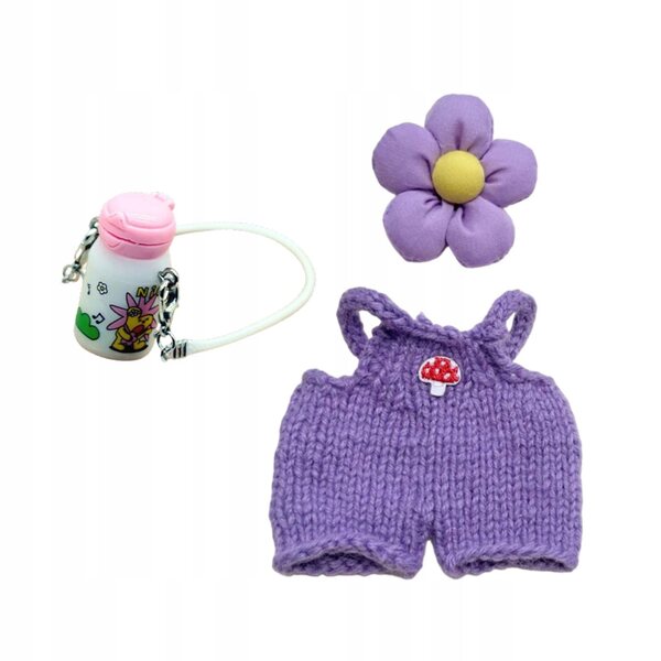 Set di abiti per bambole 17 cm fatti a mano con accessori e dettagli colorati