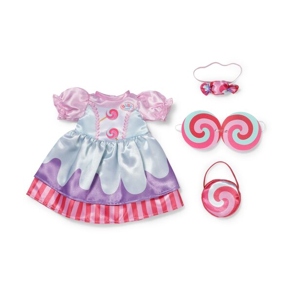 BABY Born Candy Abito Vestito Colorato per Bambole 43 cm
