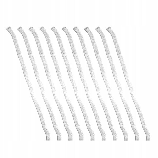Set 20 Ciglia Finte Nere per Bambole Reborn con Materiale Sicuro PA e Nylon