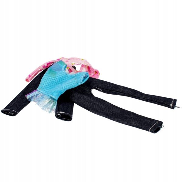 Set mit 2 Retro-Jeans-Kleidungssets für Mega Creative 3+ Puppen