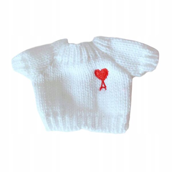 Rundhals-Elastikpullover für 20 cm große Puppen | Weiche und leicht zu tragende Kleidung