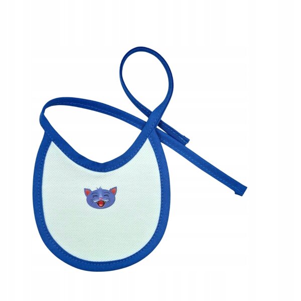 Mehrfarbiges Baumwoll-Puppen-Kätzchen-Lätzchen für 36–38 cm große Puppen