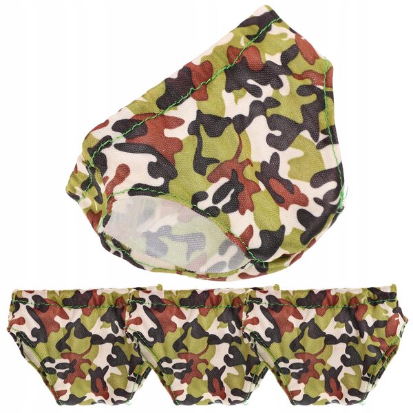 Höschen für 18-cm-Puppen – 4-teiliges Set, widerstandsfähig, leicht, mehrfarbig