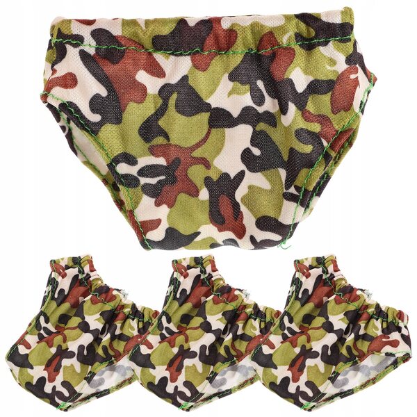 Höschen für 18-cm-Puppen – 4-teiliges Set, widerstandsfähig, leicht, mehrfarbig