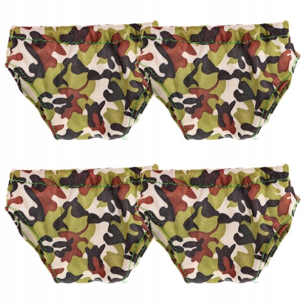Höschen für 18-cm-Puppen – 4-teiliges Set, widerstandsfähig, leicht, mehrfarbig