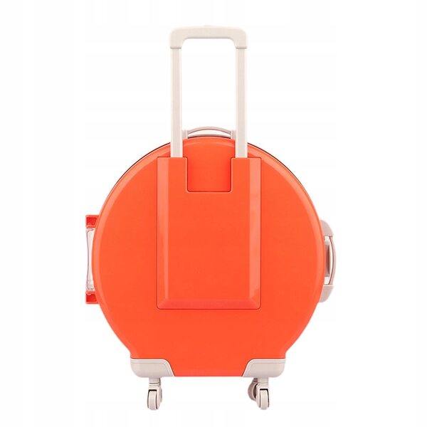 Koffer mit Zubehör für 45 cm große Puppe, orangefarbenes Spielset für Kinder