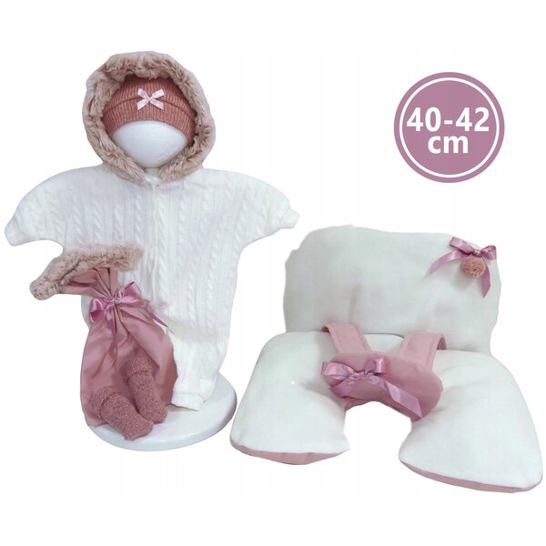 Llorens Kleidung M740-78 für neugeborene Puppen 40–42 cm, 3 Stück
