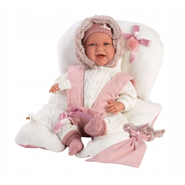Llorens Kleidung M740-78 für neugeborene Puppen 40–42 cm, 3 Stück