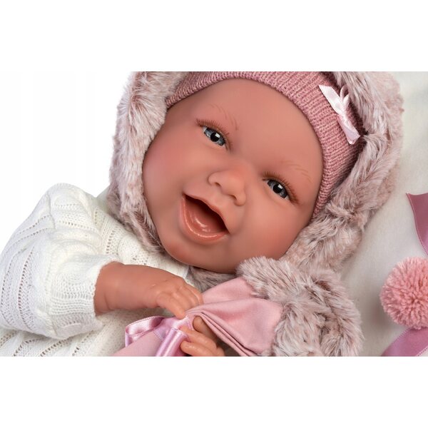 Llorens Kleidung M740-78 für neugeborene Puppen 40–42 cm, 3 Stück