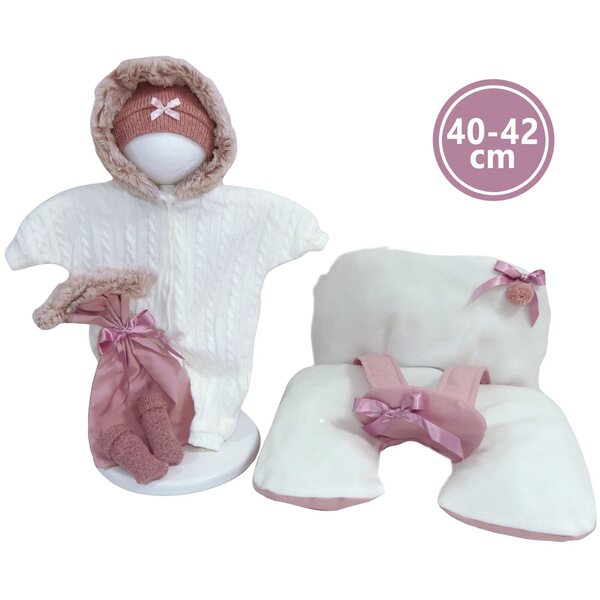 Llorens Kleidung M740-78 für neugeborene Puppen 40–42 cm, 3 Stück