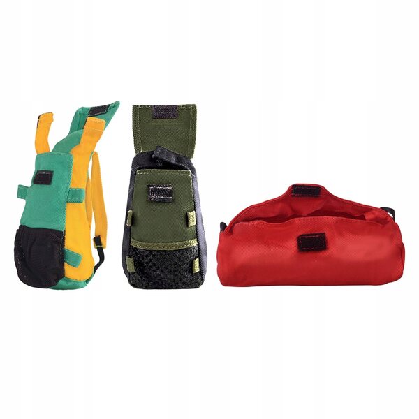 3er Set Mini Plecaki 1:6 für Figuren Puppen 12 Zoll Nylon Zubehör