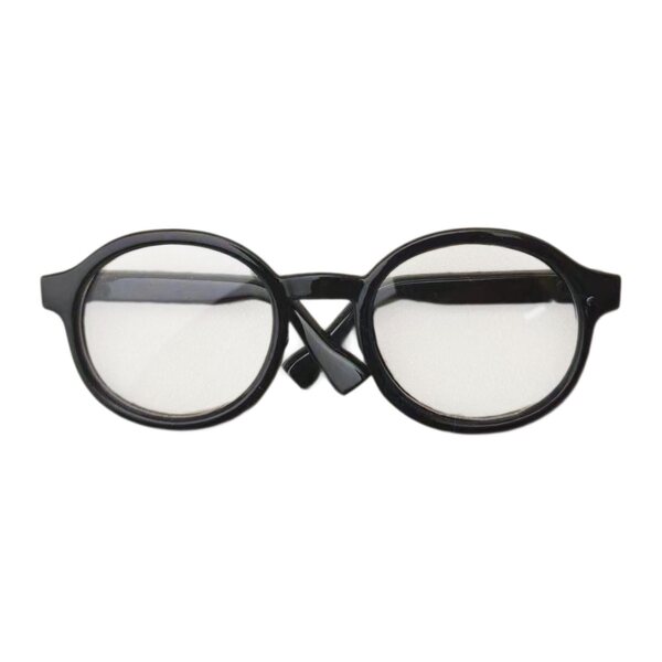 DIY Mini-Puppenbrille, schwarzes Zubehör zum Dekorieren und Anziehen von Puppen