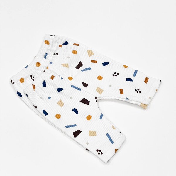 Dres weiße Leggings für Miniland 38 cm Puppen, Paola Reina und Minikane