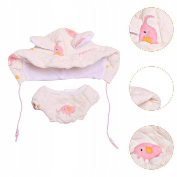 Costume pigiamino per bambola 15-20 cm, accessori morbidi e versatili