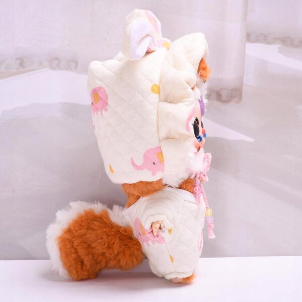 Costume pigiamino per bambola 15-20 cm, accessori morbidi e versatili