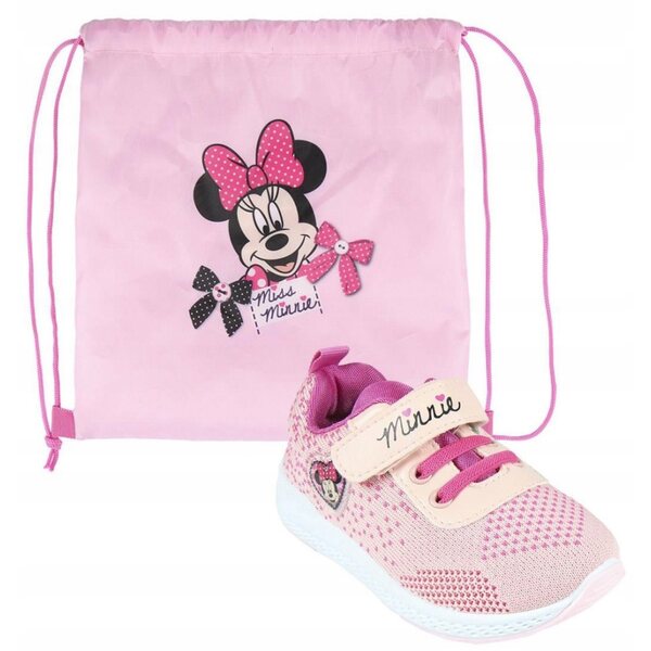 Disney Minnie Bow Schuhe mit Sporttasche für Kinder Größe 27