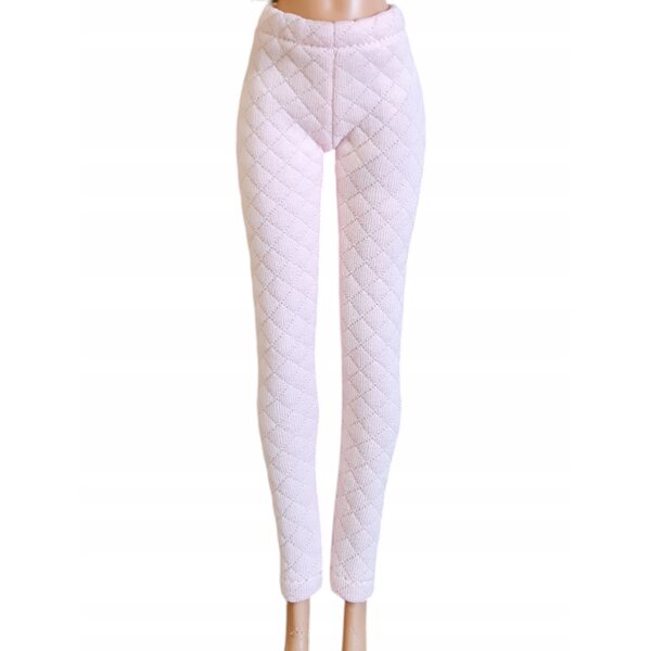 Babyrosa gesteppte Röhrenhose für klassische Modellpuppe