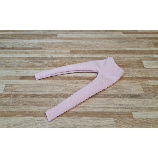 Babyrosa gesteppte Röhrenhose für klassische Modellpuppe