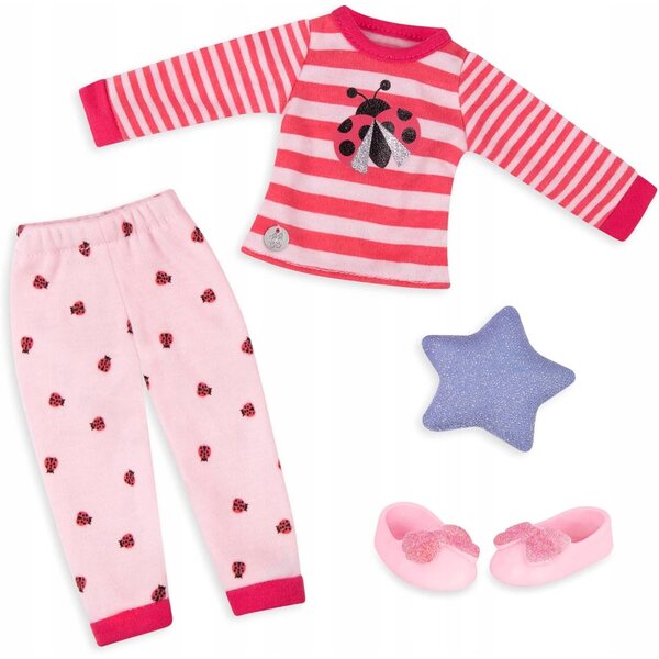 Glitter Girls GG50103Z Ladybug Shimmer Top Pyjama für Mädchen 7+ CE