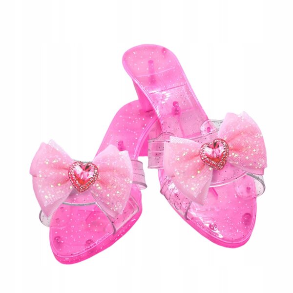 Scarpe da Principessa con Zeppa Decor Pink Multifunzione per Bambine 3+