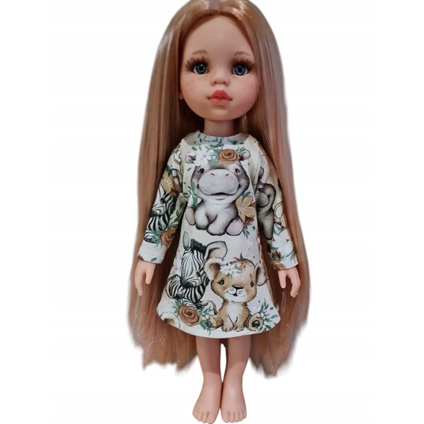 Paola Reina Langarm-Puppenkleid – Kleidung für eine 32 cm große Puppe