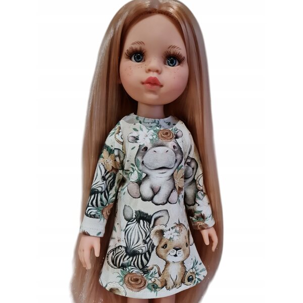 Paola Reina Langarm-Puppenkleid – Kleidung für eine 32 cm große Puppe