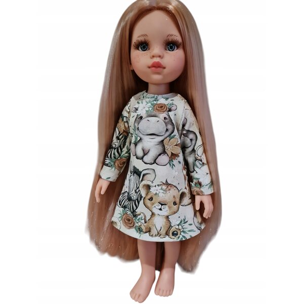 Paola Reina Langarm-Puppenkleid – Kleidung für eine 32 cm große Puppe