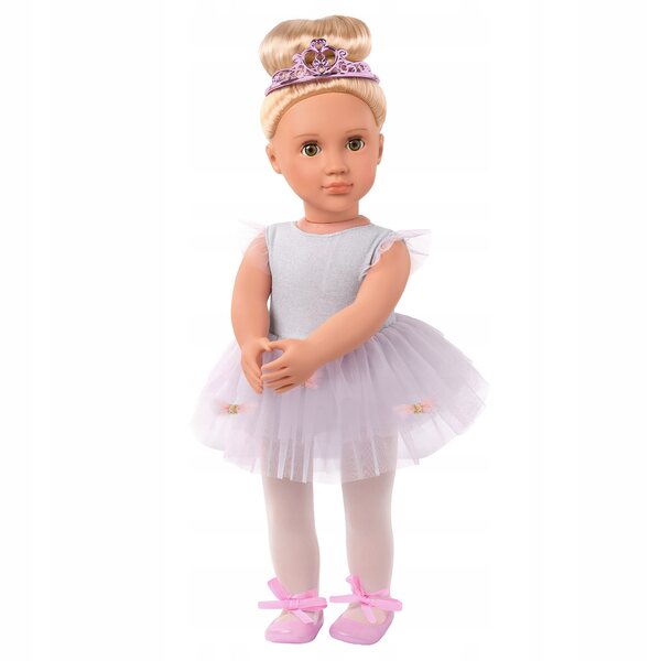 Our Generation Tutu Cute: Completo da Ballerina per Bambole 46 cm Grigio e Bianco