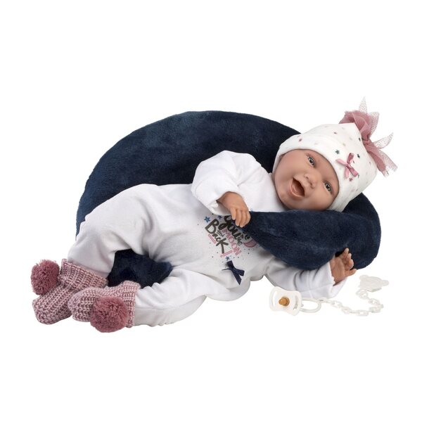 Llorens M740-50P Kleidung für New Born Puppen 40-42 cm mit Stillkissen