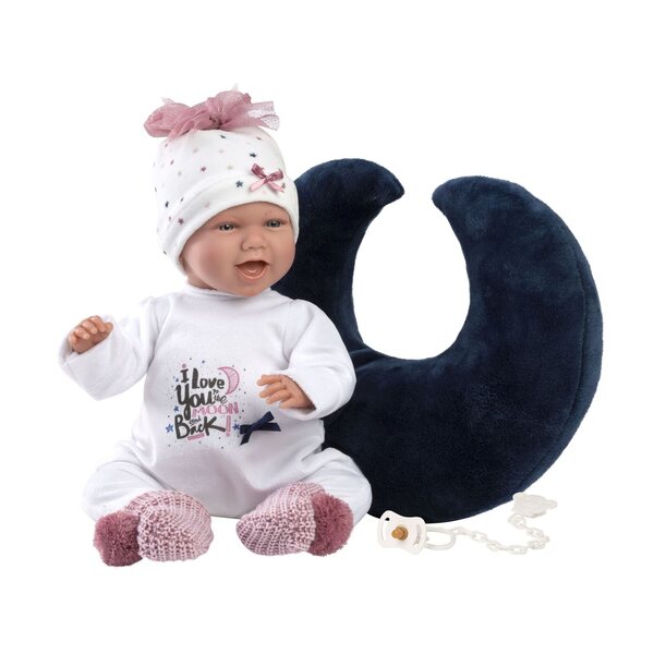 Llorens M740-50P Kleidung für New Born Puppen 40-42 cm mit Stillkissen
