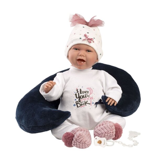 Llorens M740-50P Kleidung für New Born Puppen 40-42 cm mit Stillkissen