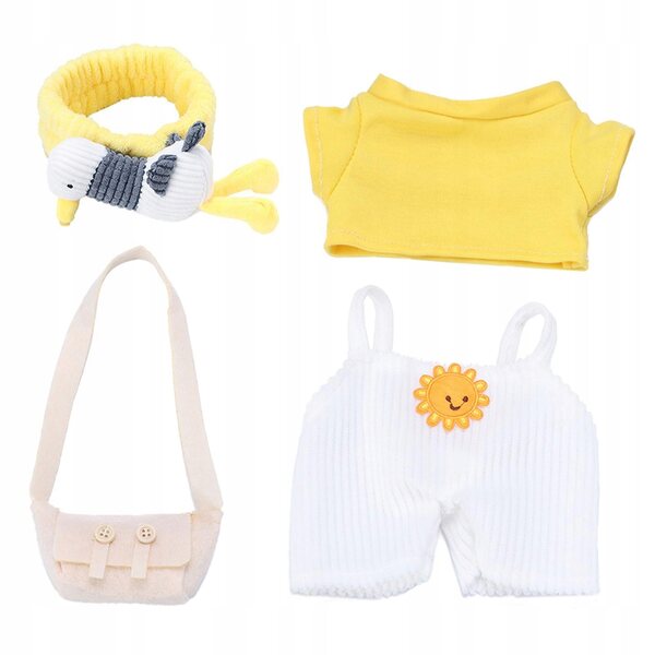 Vêtements doux et peluches pour poupées de 25 à 30 cm avec costumes et accessoires