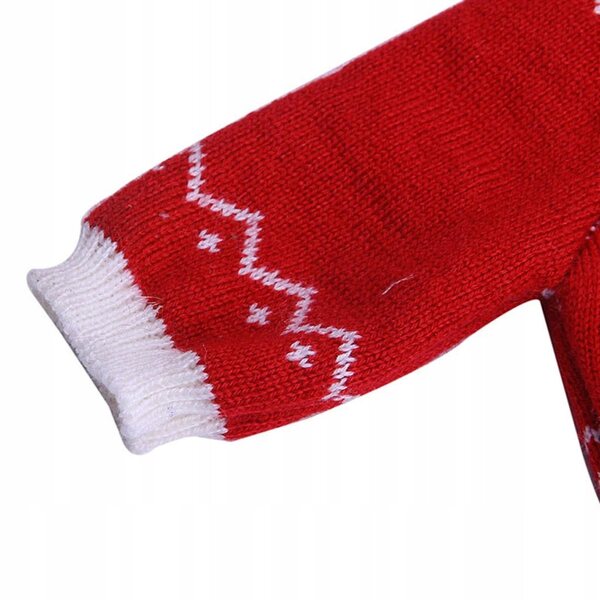 Kleidungsset für 18-Zoll-Puppen mit Strickoberteil, Faltenrock und Mütze