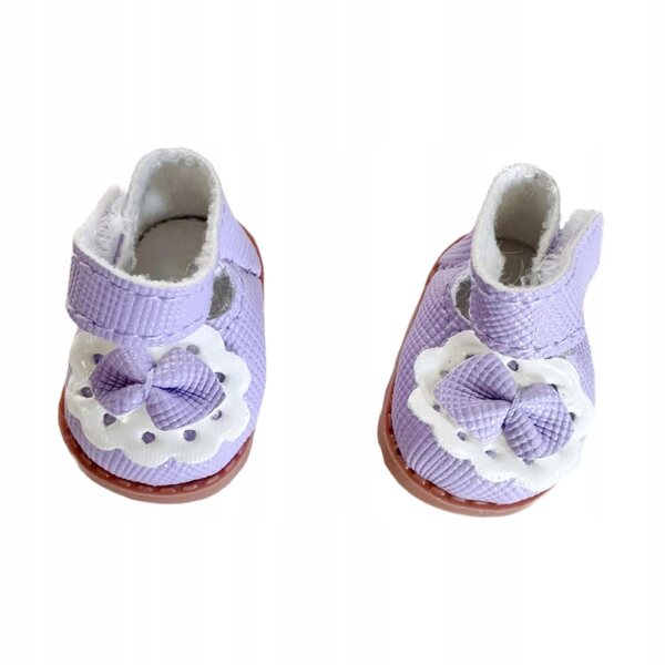 17cm Puppenschuhe, weich, bunt, Kunstleder, perfekt als Geschenk für Kinder