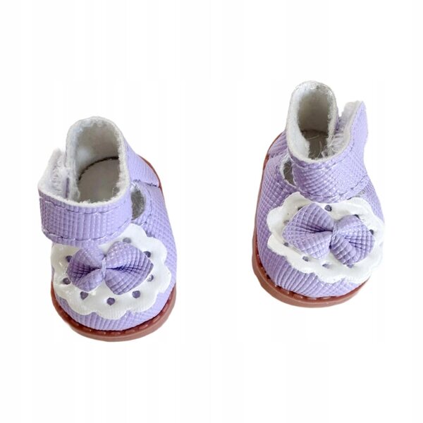17cm Puppenschuhe, weich, bunt, Kunstleder, perfekt als Geschenk für Kinder